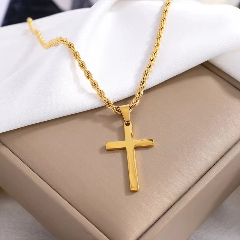 CrossLite Minimalist Faith Necklace